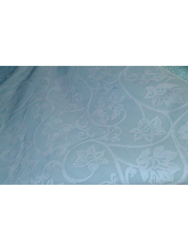 Tejido tapiceria brocado celeste