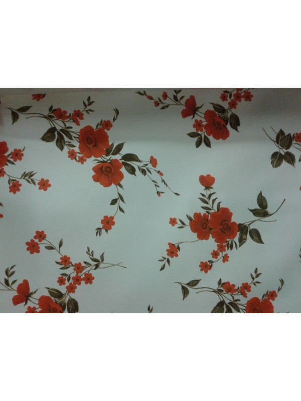 Tejido loneta flores