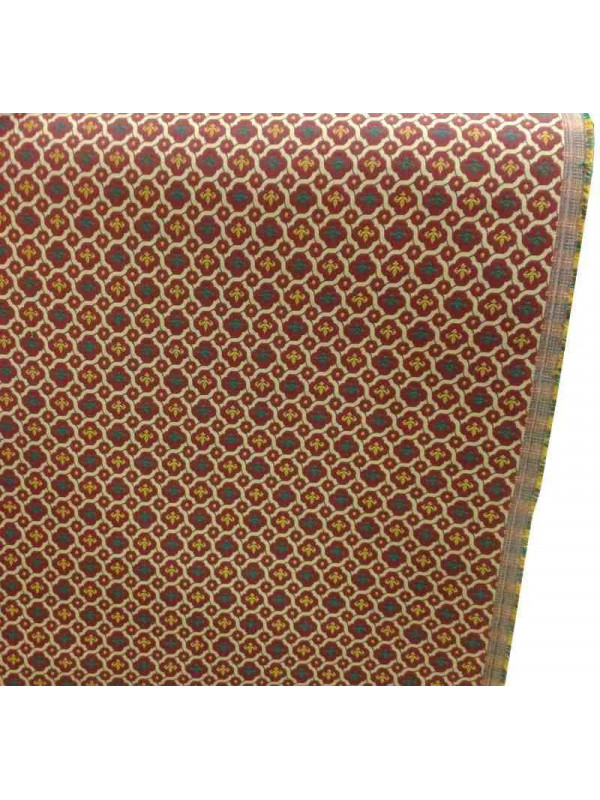 Tejido tapiceria flor de lis