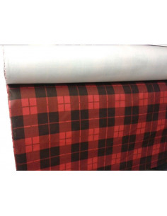 Tejido loneta cuadros