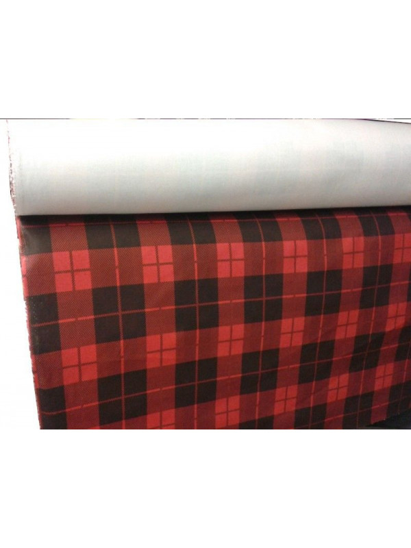 Tejido loneta cuadros