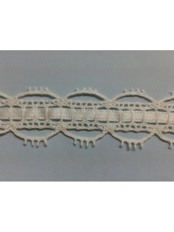 Entredos de bolillo beig 1625