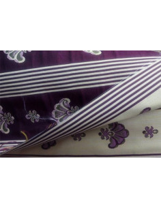 Tejido raso adamascado rayas talca