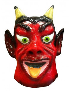 Cabezudo demonio rojo