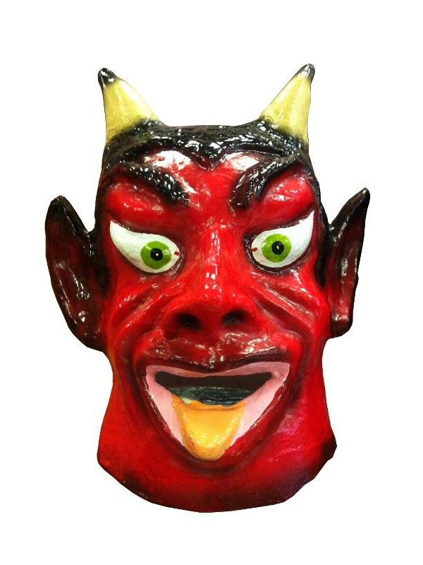 Cabezudo demonio rojo