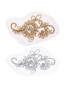 Aplique cordon lentejuela