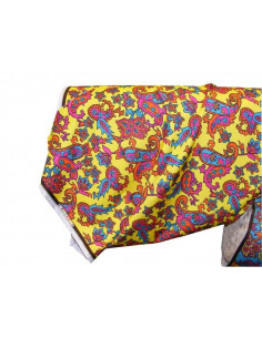 Tejido punto estampado cachemir