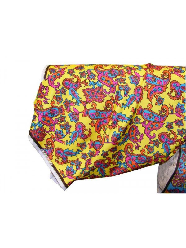 Tejido punto estampado cachemir