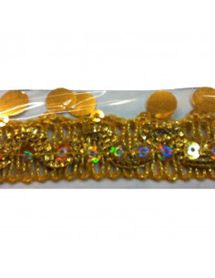 Pasamaneria fleco lentejuela laser