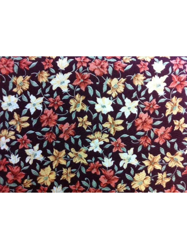 Tejido patchwork flor grande