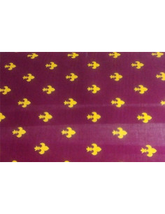 Tejido popelin flor de lis