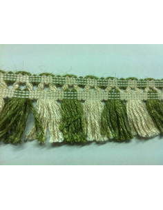 Fleco lana con pasamanería