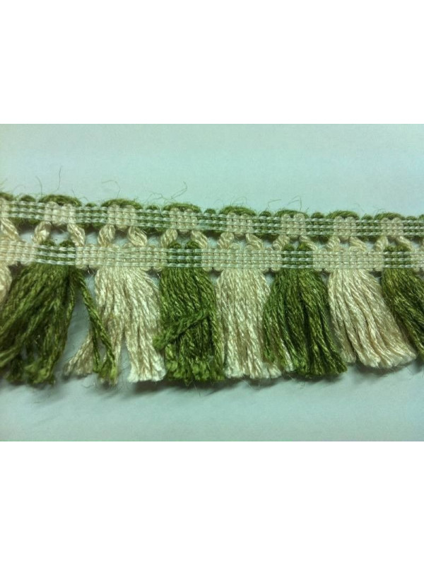 Fleco lana con pasamanería