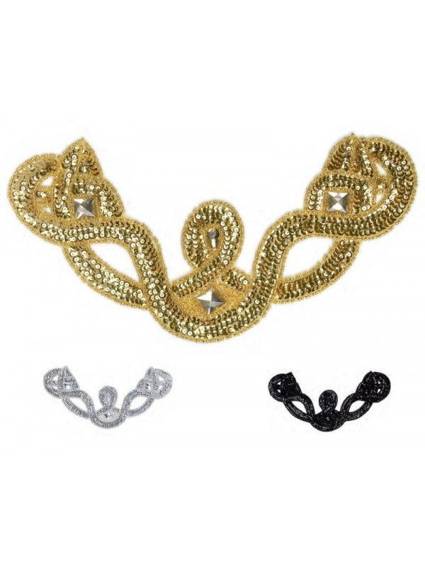 Aplique grande lentejuela 47952