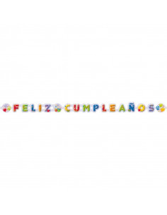 Guirnalda plegable Feliz Cumpleaños