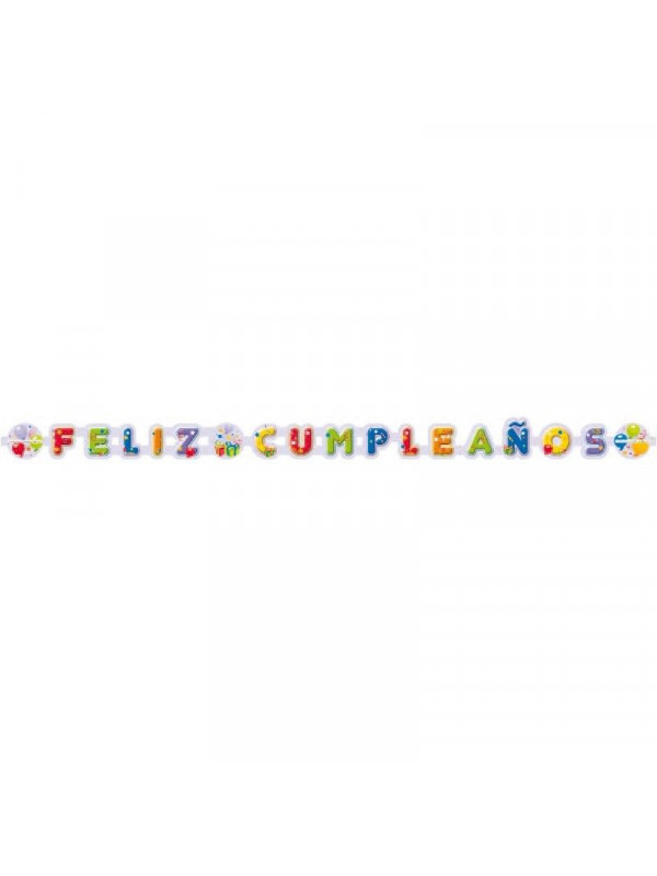 Guirnalda plegable Feliz Cumpleaños