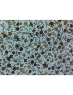 Tejido estampado marron patchwork