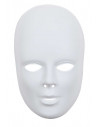 Careta blanca adulto de pvc