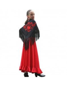 Falda 1 volante niña andaluza