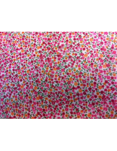 Tejido Lydia blanco patchwork