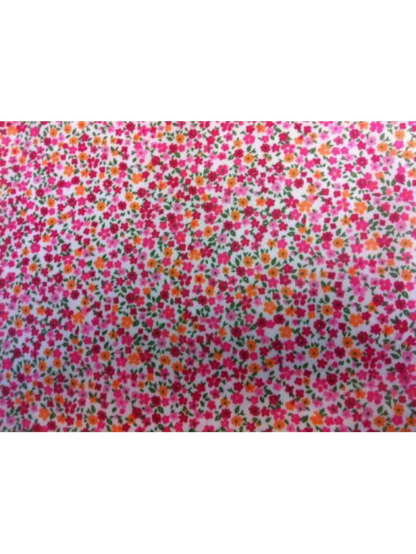 Tejido Lydia blanco patchwork