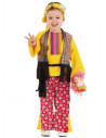 Disfraz hippie bebe niña