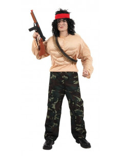 Disfraz de guerrillero Rambo