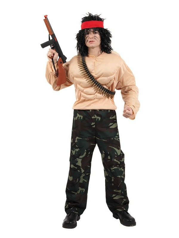 Disfraz de guerrillero Rambo