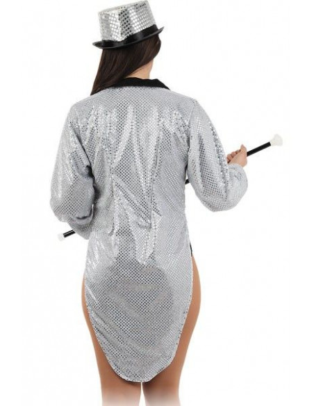 Traje de frap de lentejuelas