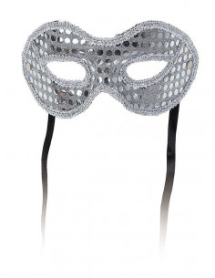 Antifaz veneciano caballero lentejuela