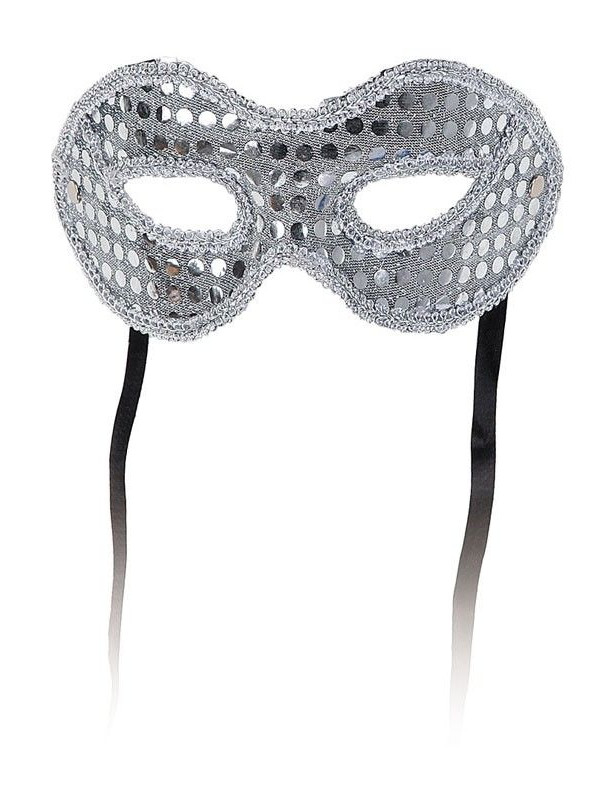 Antifaz veneciano caballero lentejuela