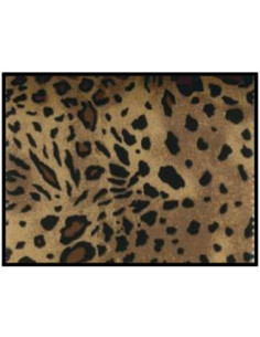 Tejido strech leopardo
