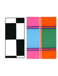 Tejido strech cuadros