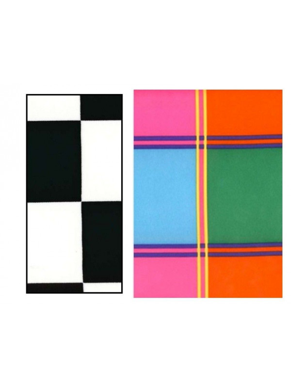 Tejido strech cuadros