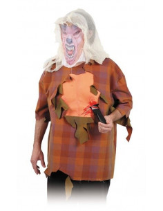 Camisa con cuchillo para halloween