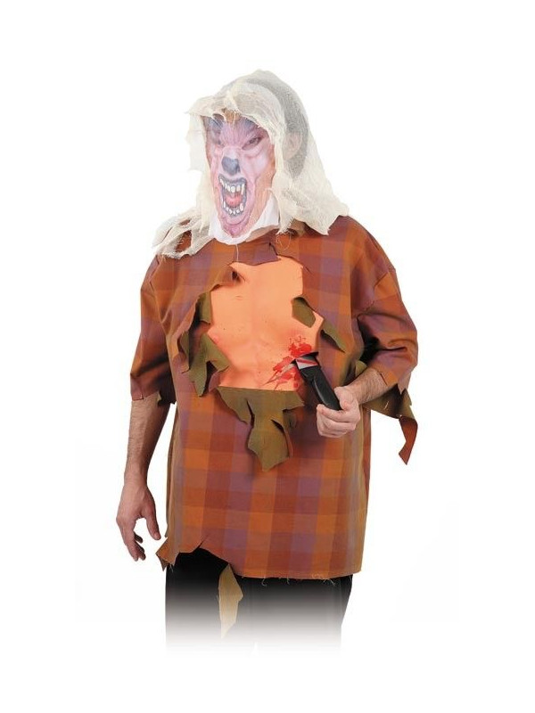 Camisa con cuchillo para halloween