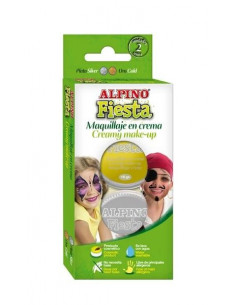 Maquillaje en crema metalizada