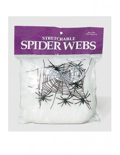 Telaraña elástica con arañas 2