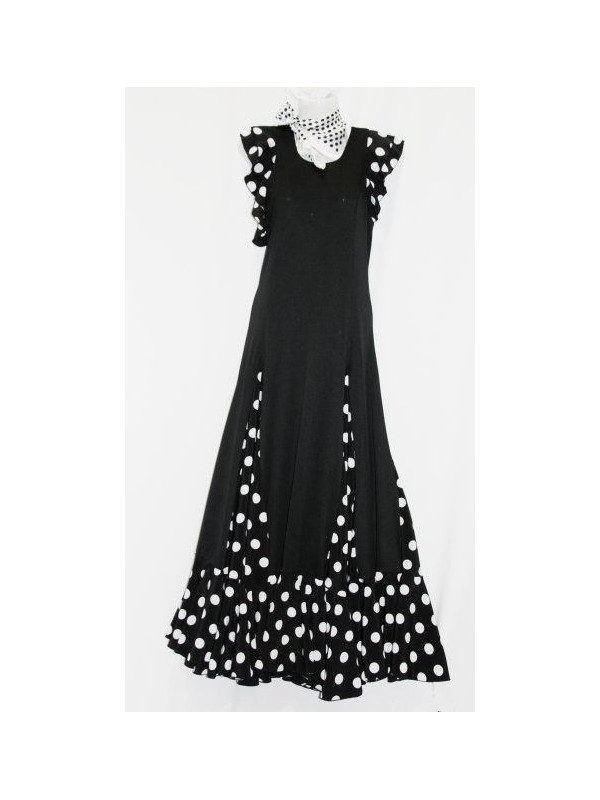 Vestido andaluza adulto sin mangas