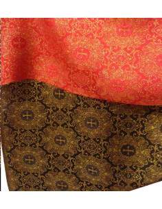 Tejido brocado brillante