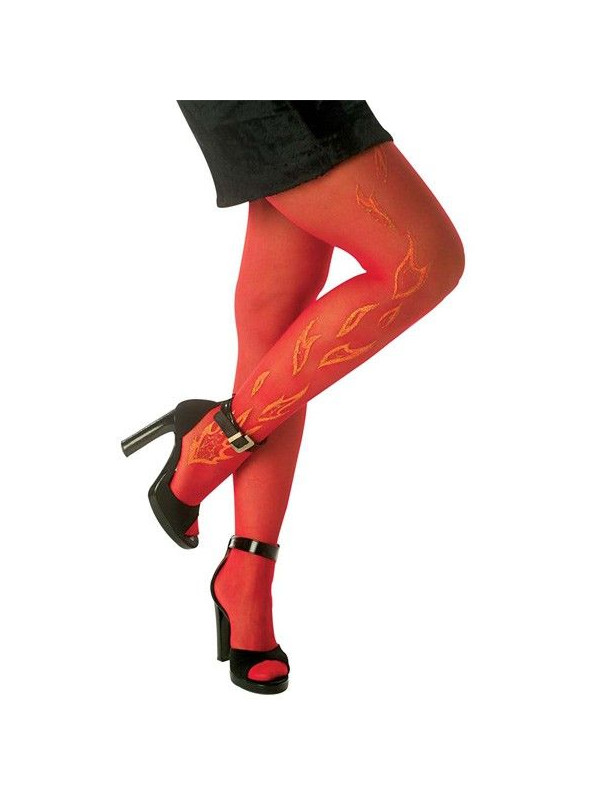 Pantys llamas de fuego