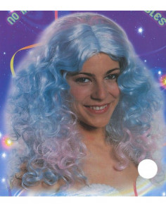 Peluca de melena rizada