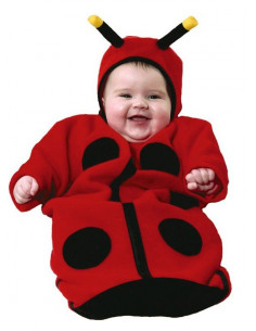 Traje de mariquita para bebe