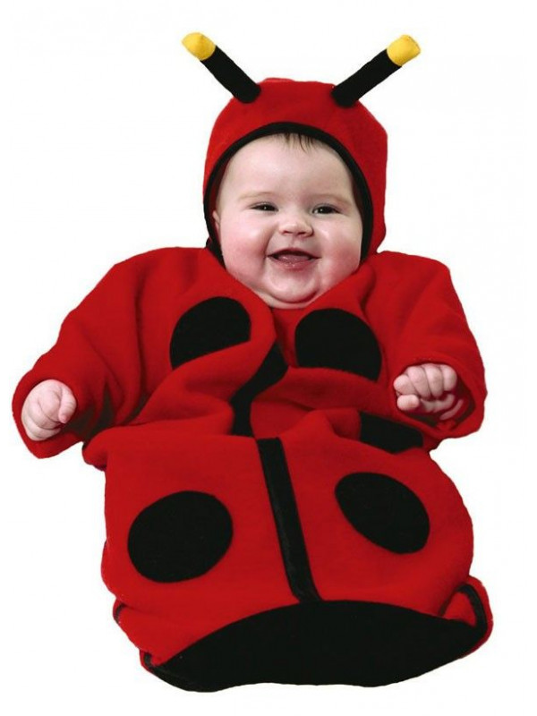 Traje de mariquita para bebe