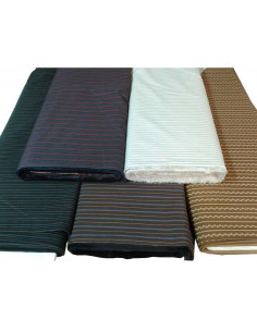Tejido popelin para patchwork rayas