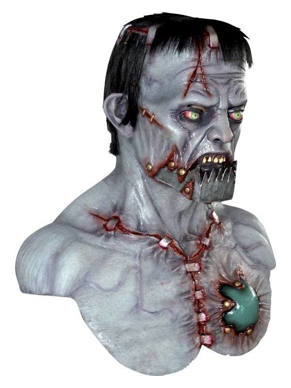 Careta franky latex con pelo y pectoral