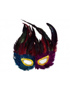 Antifaz de plumas