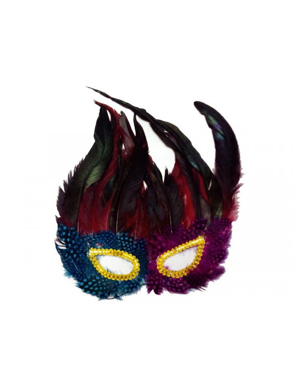 Antifaz de plumas