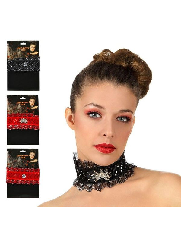 Gargantilla araña halloween