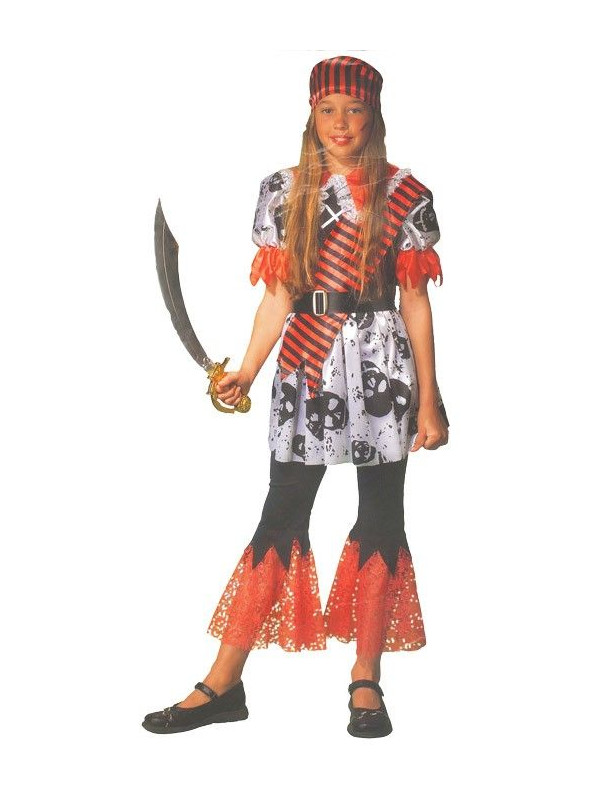 Disfraz de corsaria infantil